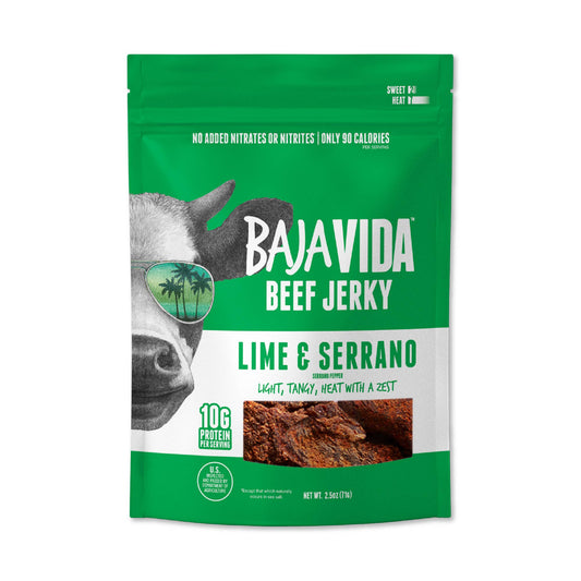 Baja Vida Beef Jerky - Lime & Serrano Pepper